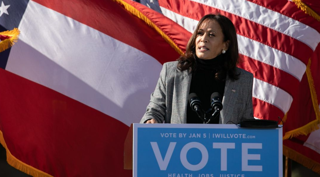Before Georgia’s Senate Runoff Election, Kamala Harris Campaigns