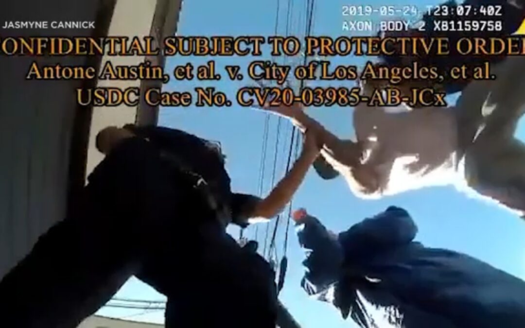 During the search for a white suspect, LAPD arrested a black man