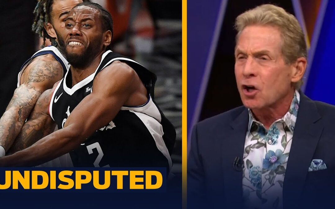 Skip Bayless throws away his Kawhi shoes after Clippers “choked” in GM 5 to Mavs | NBA | UNDISPUTED